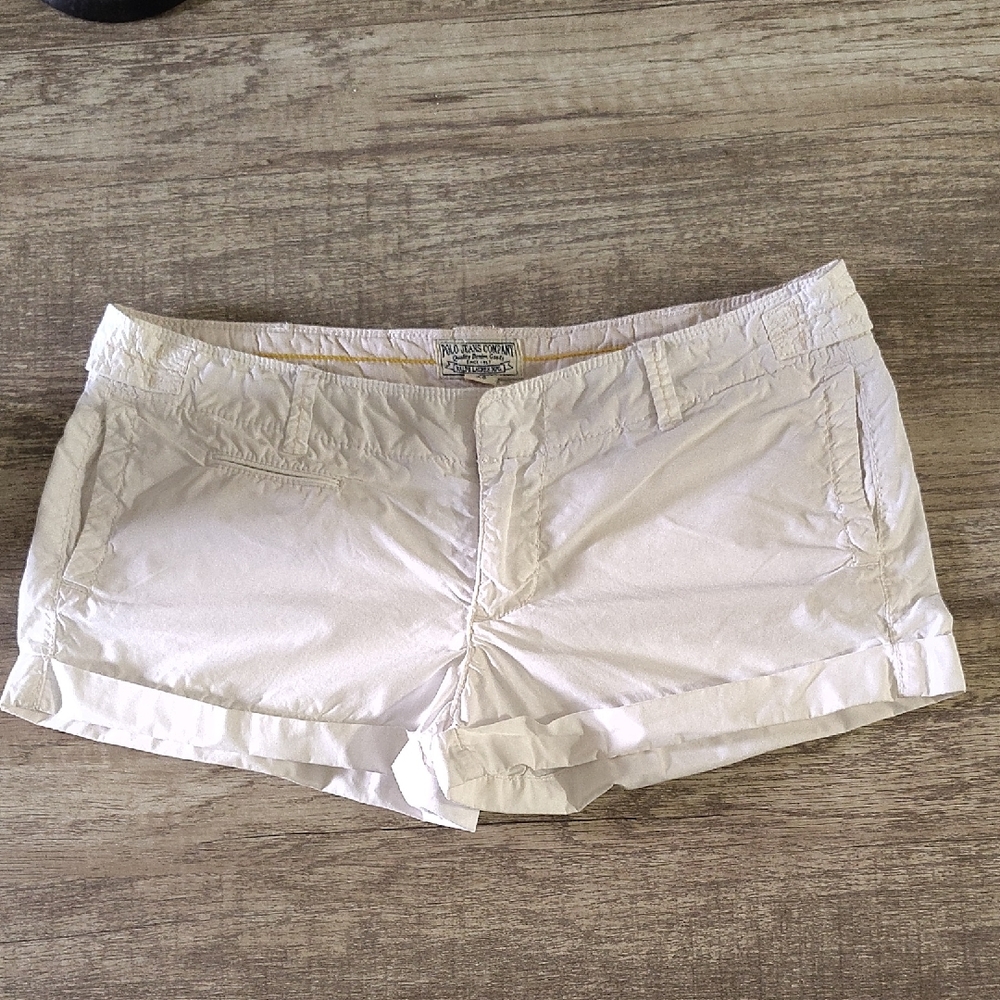 Polo by Ralph Lauren White Cargo Shorts Classic Style‎